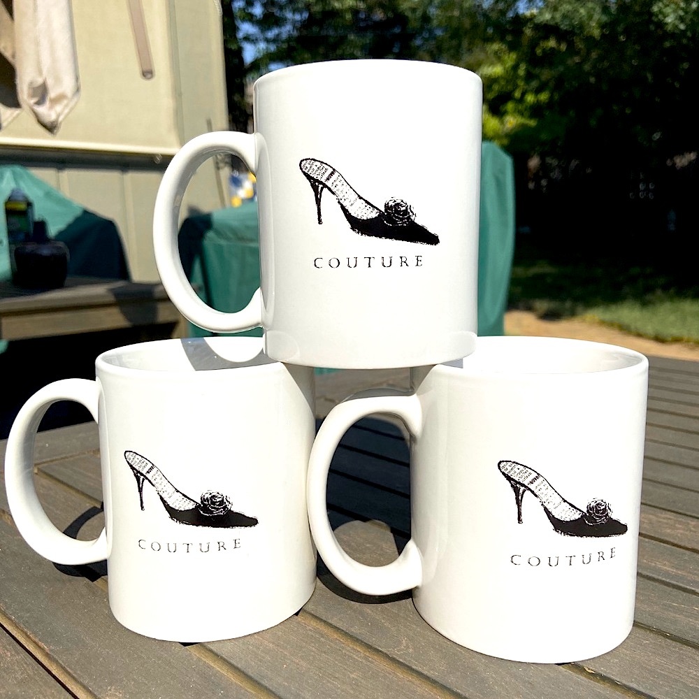3 - RARE Find - Emily Adams Couture Coffee Mugs - Picture 2 of 11